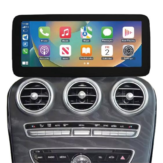 Mercedes C klasse 12.3 scherm Apple Carplay android touch, Ophalen of Verzenden, Zo goed als nieuw