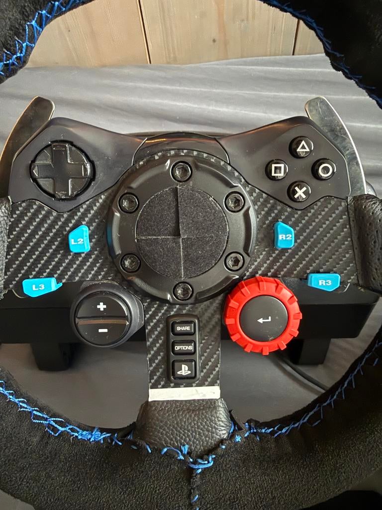 Carbon Logitech G29 racestuur met shifter veel mods, Ophalen of Verzenden, Zo goed als nieuw, Stuur of Pedalen, PlayStation 4