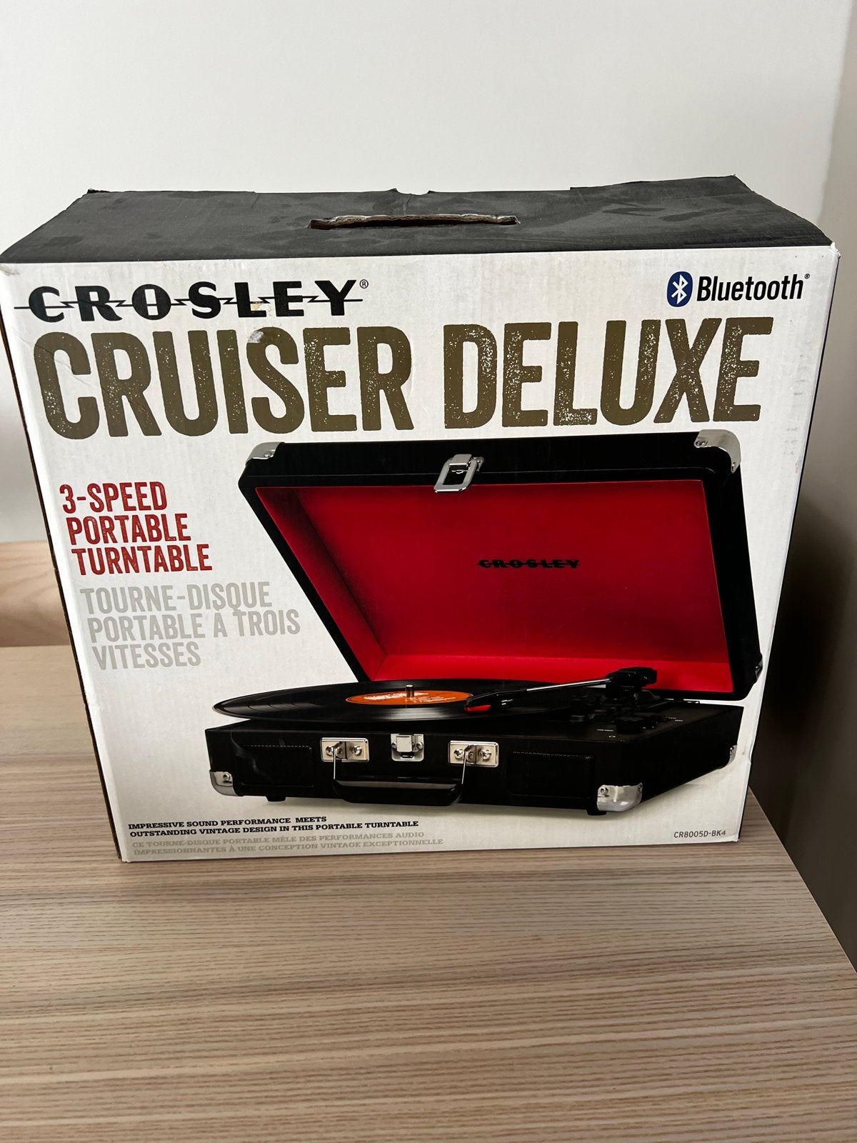 Crosley Cruiser Deluxe platenspeler - Zonder voedingskabel, Audio, Tv en Foto, Ophalen of Verzenden, Gebruikt, Platenspeler, Overige merken