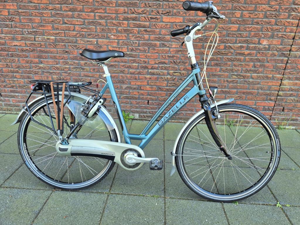 Nette GAZELLE GOLDLINE  LITE CITY DamesFiets 7 Versnellingen, Fietsen en Brommers, Ophalen, Versnellingen, 56 cm of meer, Zo goed als nieuw