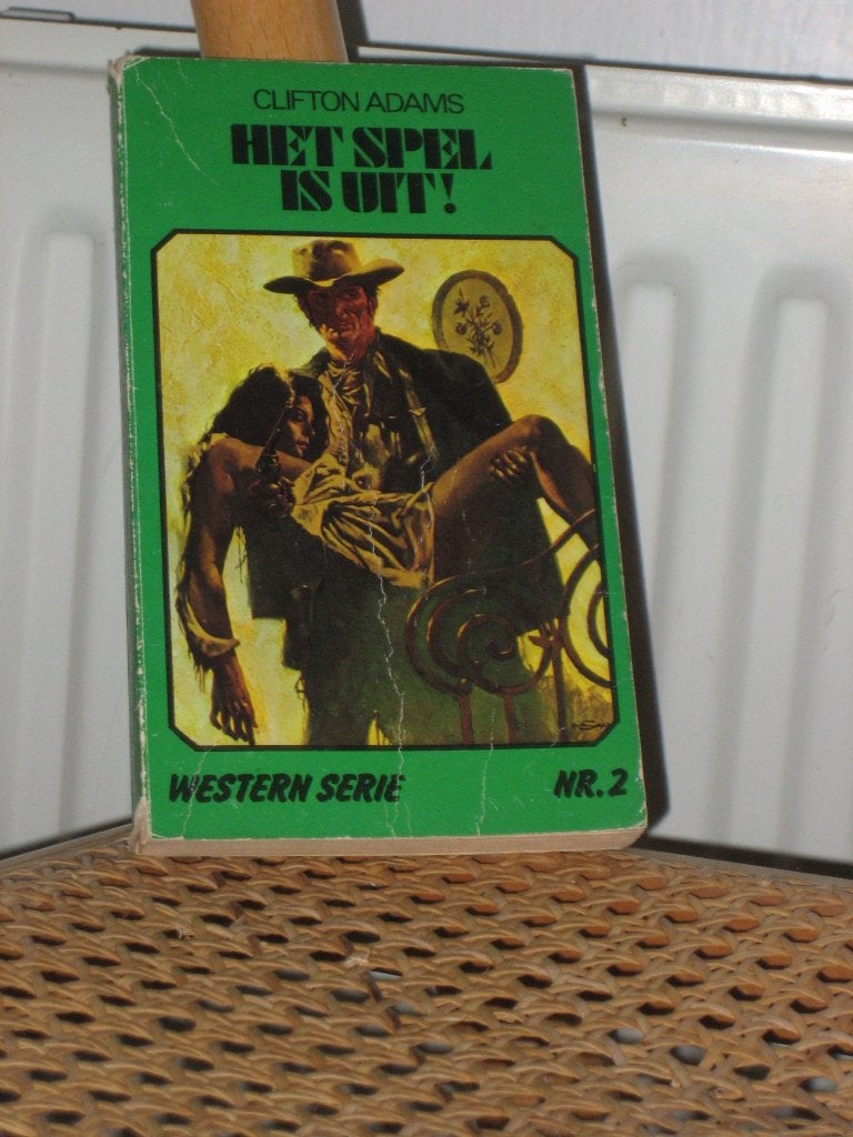 pocket western serie nr. 2 - Het spel is uit!, Ophalen of Verzenden, Gelezen, Clifton Adams