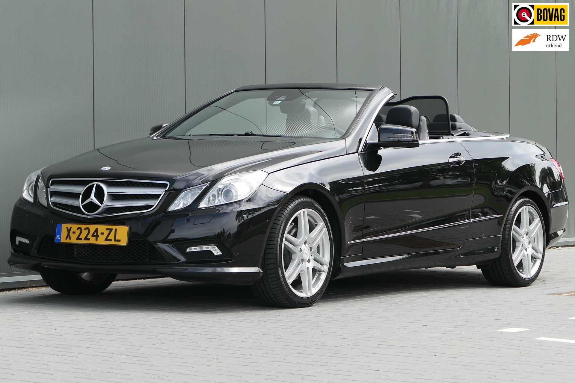 Mercedes-Benz E-klasse Cabrio 350 CGI Elegance AMG-Pakket Ai, Auto's, Automaat, Euro 5, Achterwielaandrijving, Zwart