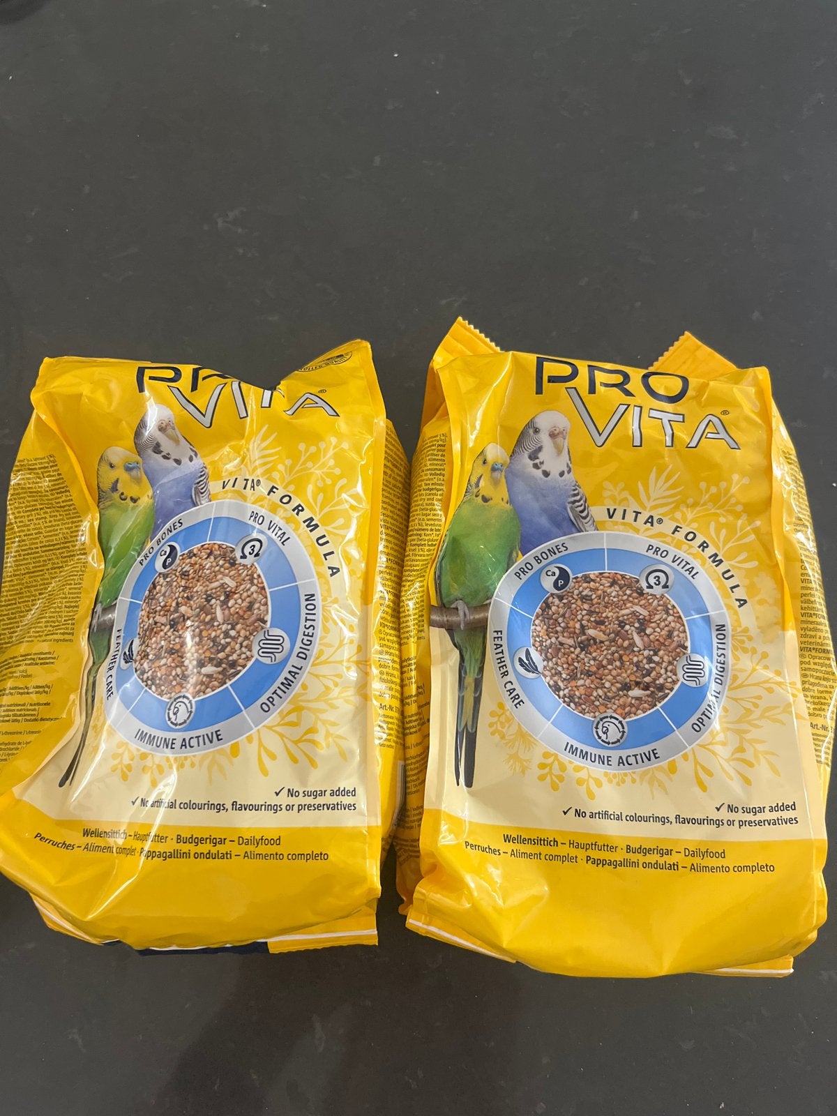 Vitakraft vogelvoer Pro Vita parkiet 2x 800 g, Dieren en Toebehoren, Ophalen of Verzenden