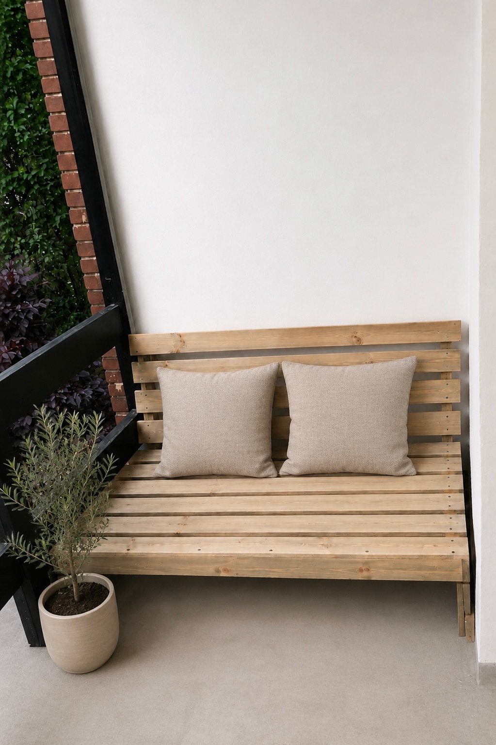 Pallet bank, Ophalen, Gebruikt, Hout