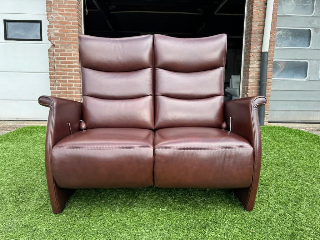 PROMINENT Wilson Frans Molenaar bruin leren relax bank, Huis en Inrichting, Fauteuils, Ophalen, Prominent, Geen, Pahest@hotmail.nl