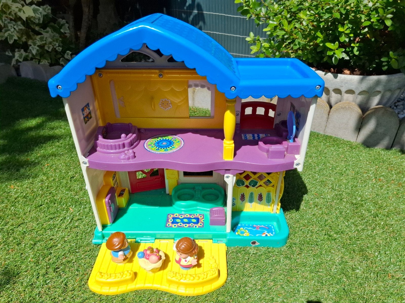 Fisher-Price Little People Speelhuis met Figuren, Ophalen of Verzenden, Zo goed als nieuw, Jongen of Meisje