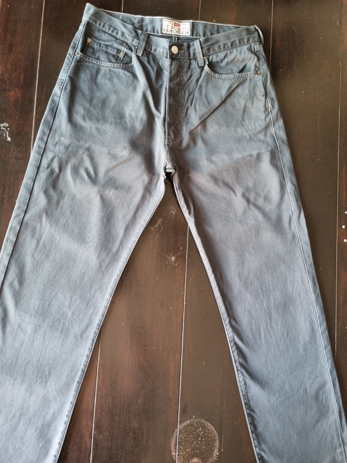 GRIJZE LEVI STRAUSS 541 STRAIGHT JEANS SIZE 30/34, Levi's, W32 (confectie 46) of kleiner, Ophalen of Verzenden, Zo goed als nieuw