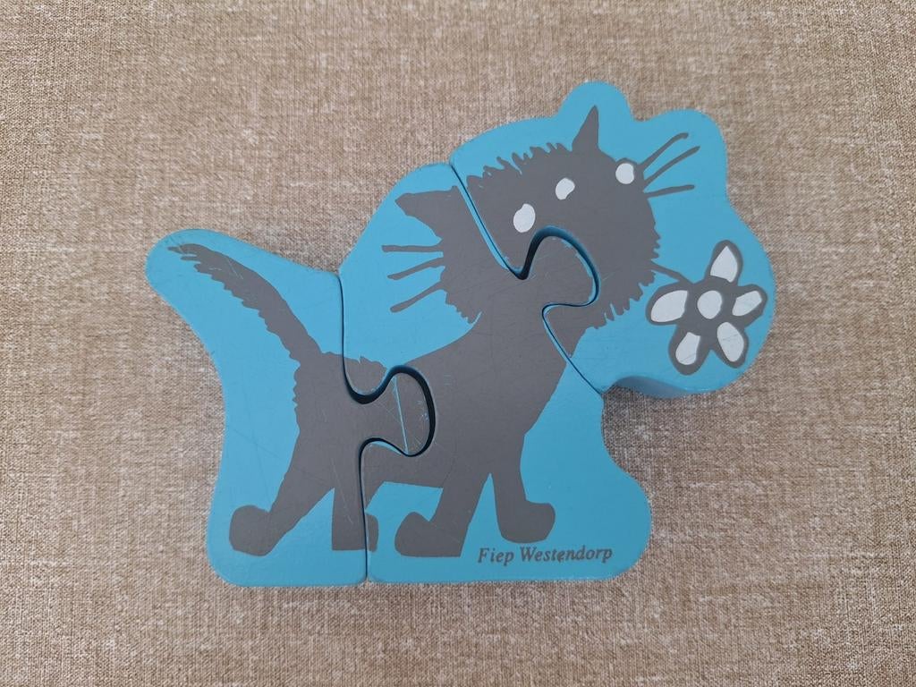 Fiep Westendorp puzzel Siepie, Kinderen en Baby's, Speelgoed | Kinderpuzzels, Gebruikt, Minder dan 10 stukjes, Van hout, Ophalen of Verzenden