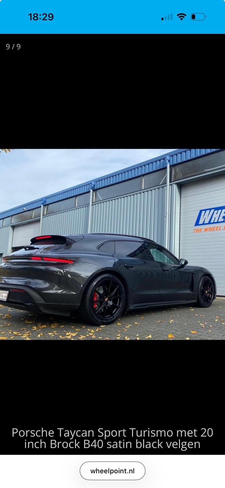 Porsche taycan velgen nieuw 20 inch met banden, Ophalen, Banden en Velgen, Nieuw, 20 inch