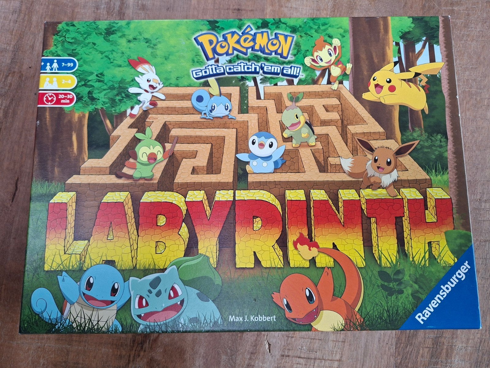 Pokémon Labyrinth Bordspel - Ravensburger, Drie of vier spelers, Ophalen of Verzenden, Zo goed als nieuw, Ravensburger