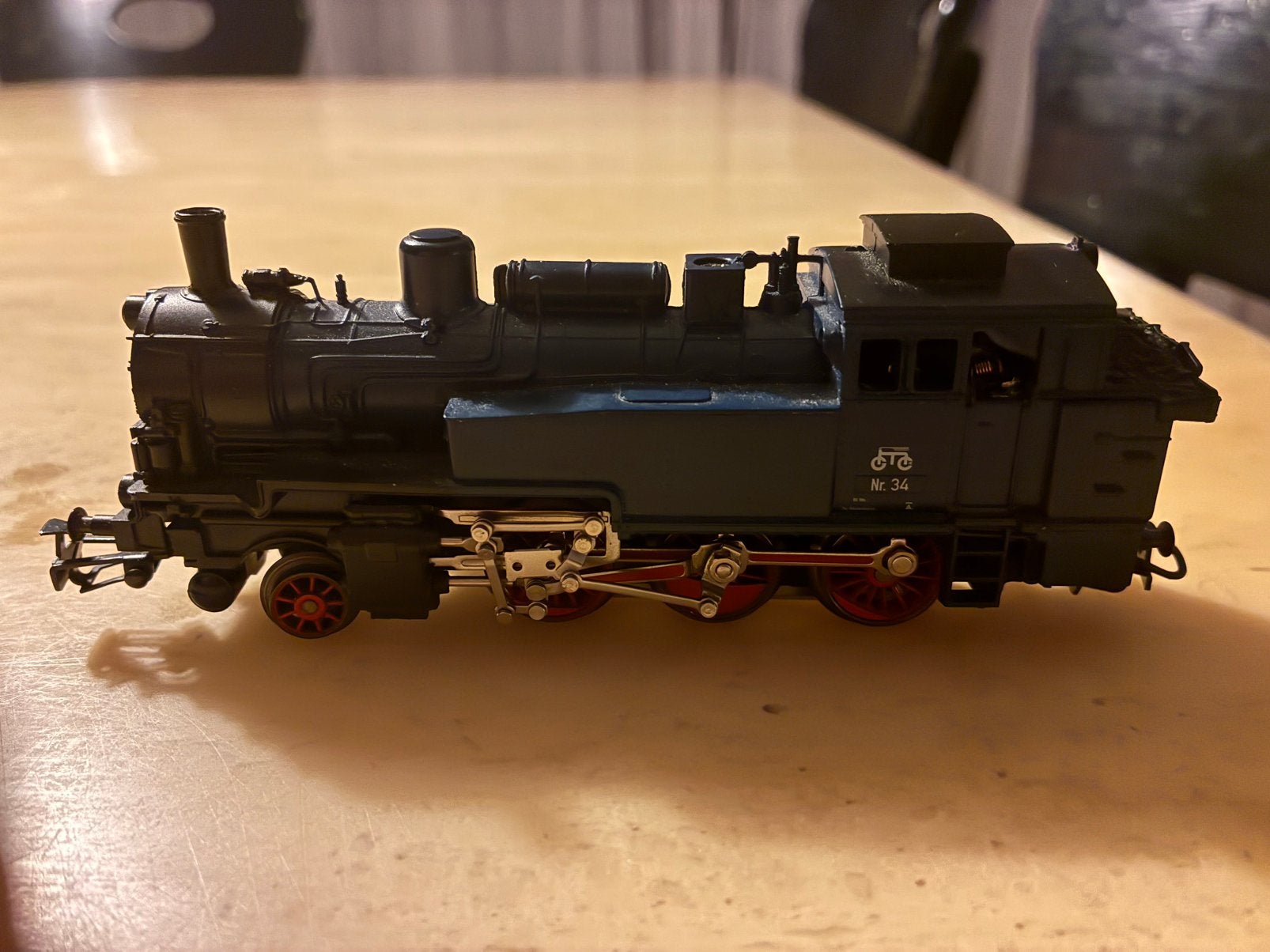 Marklin BR74 uit stattset 29175 digitaal omgebouwd M 60760, Wisselstroom, Locomotief, Ophalen of Verzenden, Zo goed als nieuw