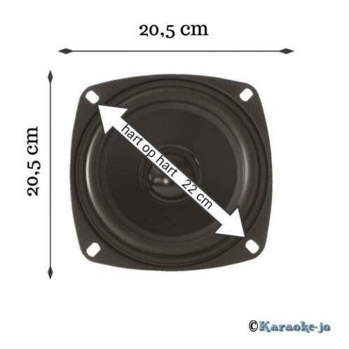 Dynavox 8 Ohm basluidspreker 20 cm 100 Watt, Overige merken, Subwoofer, ., Nieuw