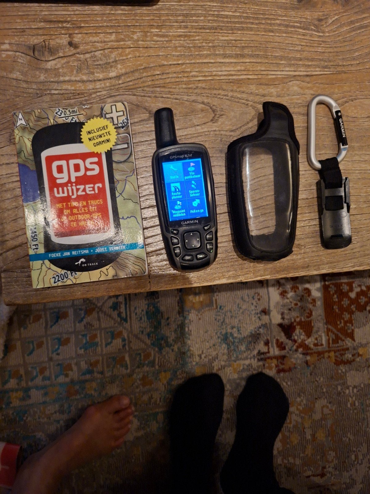 Garmin GPSMap 62st Outdoor GPS met accessoires, Ophalen of Verzenden, Zo goed als nieuw
