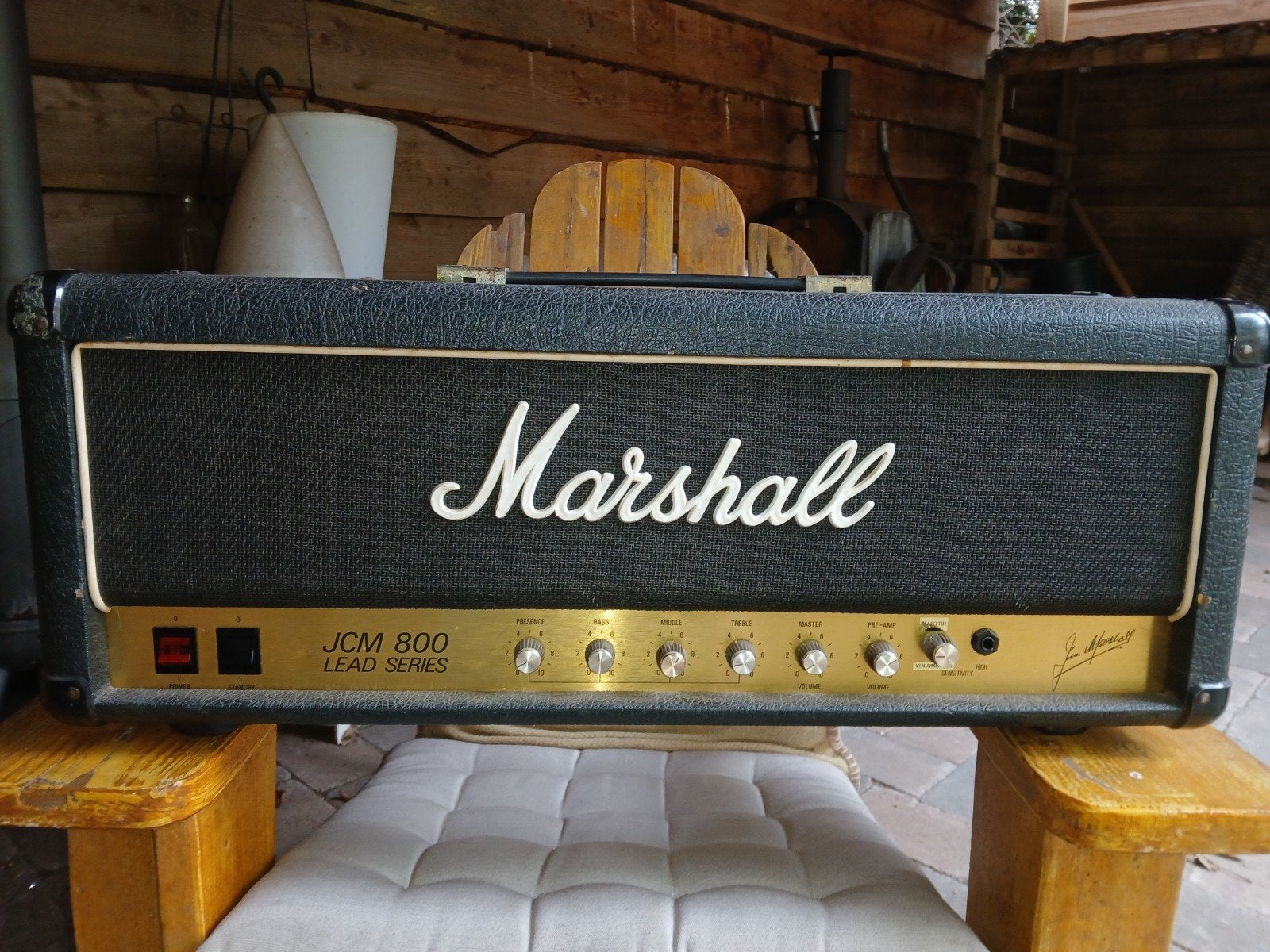 Marshall JCM 800 50W Head + JCM800 2x12 Cab G12-65, Muziek en Instrumenten, Versterkers | Bas en Gitaar, Ophalen, Gebruikt, Gitaar