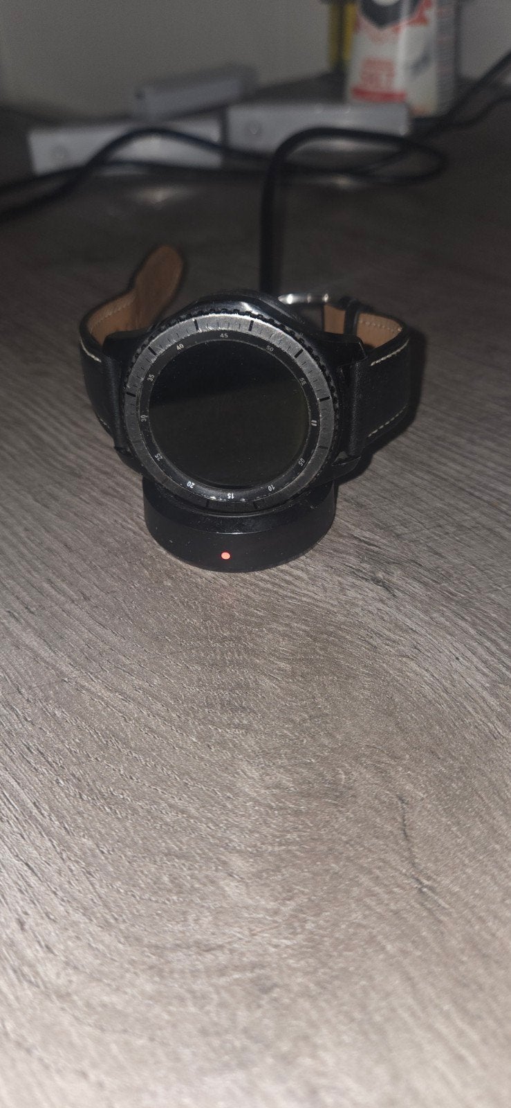 Samsung Gear S3 Frontier Smartwatch Zwart, Sieraden, Tassen en Uiterlijk, Smartwatches, Ophalen, Gebruikt, Stappen, Zwart