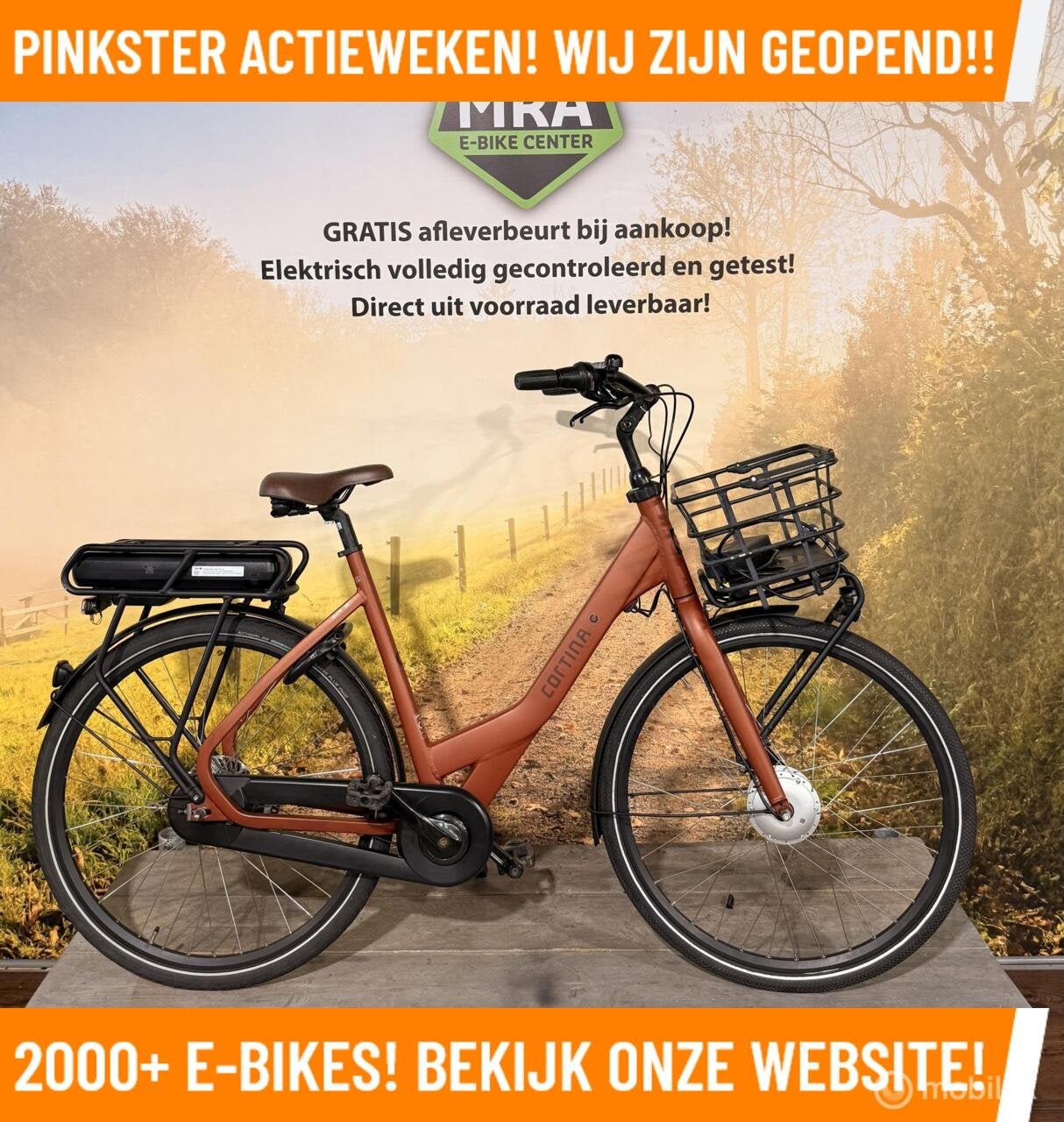 Cortina Common Elektrische fiets met voorwiel motor ebikes!, 55 tot 59 cm, Cortina