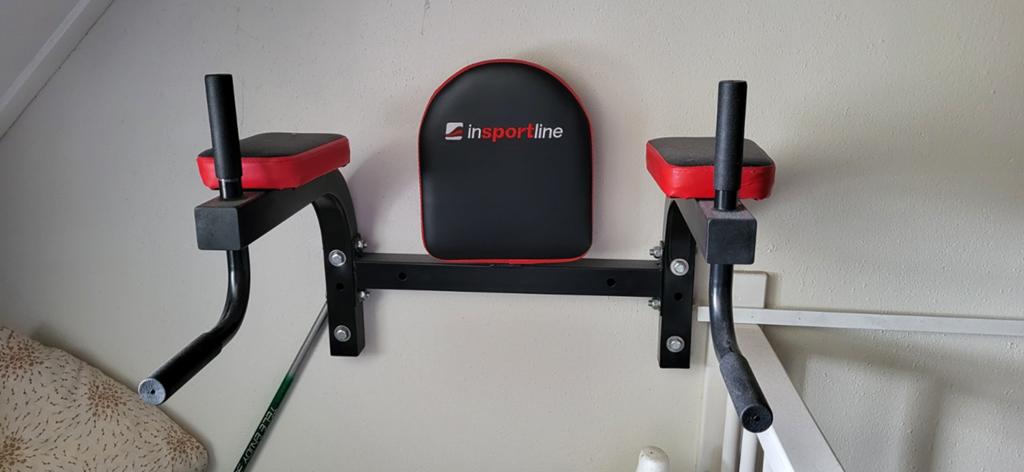 InSPORTline Dip Station / Optrekstang voor Thuisgym, Ophalen, Zo goed als nieuw, Buik, Oprekstang