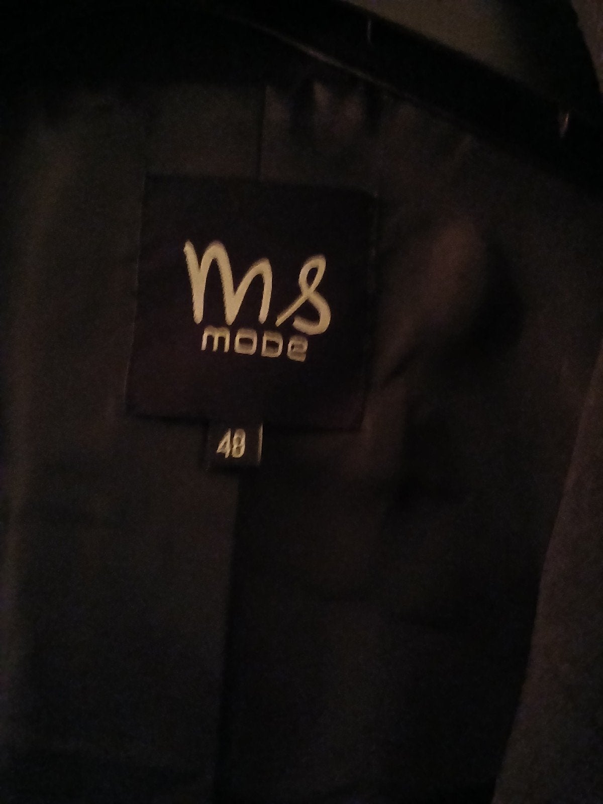 ms blazer maat 48 zwart, Ophalen of Verzenden, Zo goed als nieuw, Maat 46/48 (XL) of groter, Zwart