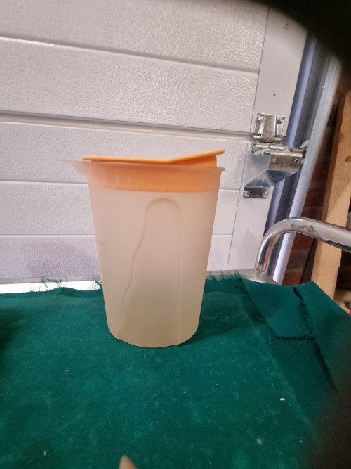 tupperware schenkkan 1 liter, Ophalen of Verzenden, 'T Olde Gre-j, Info@toldegrej.nl, Endepoelstraat 20f Didam