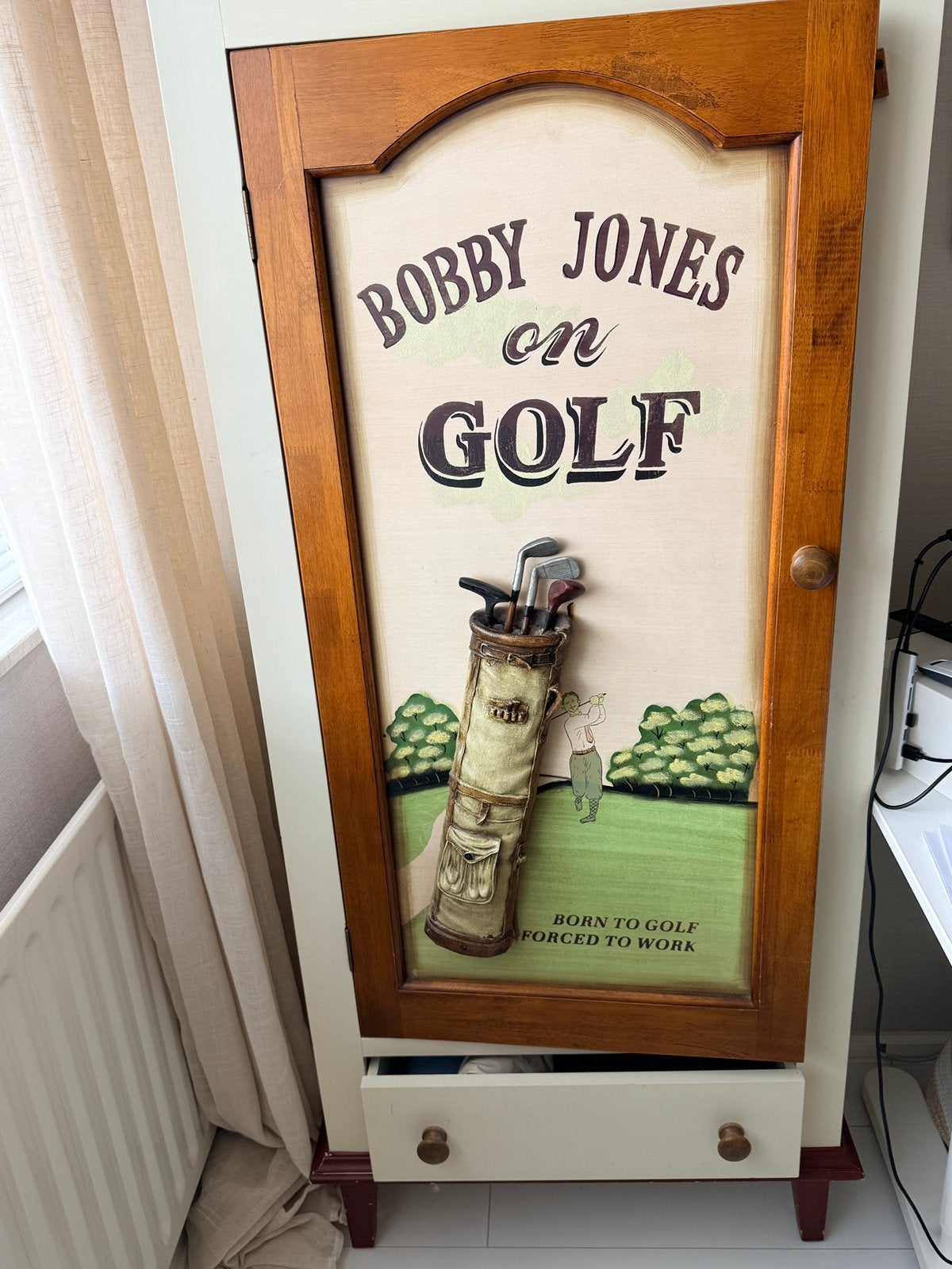 Leuk golf kastje collectors item, Ophalen, Zo goed als nieuw