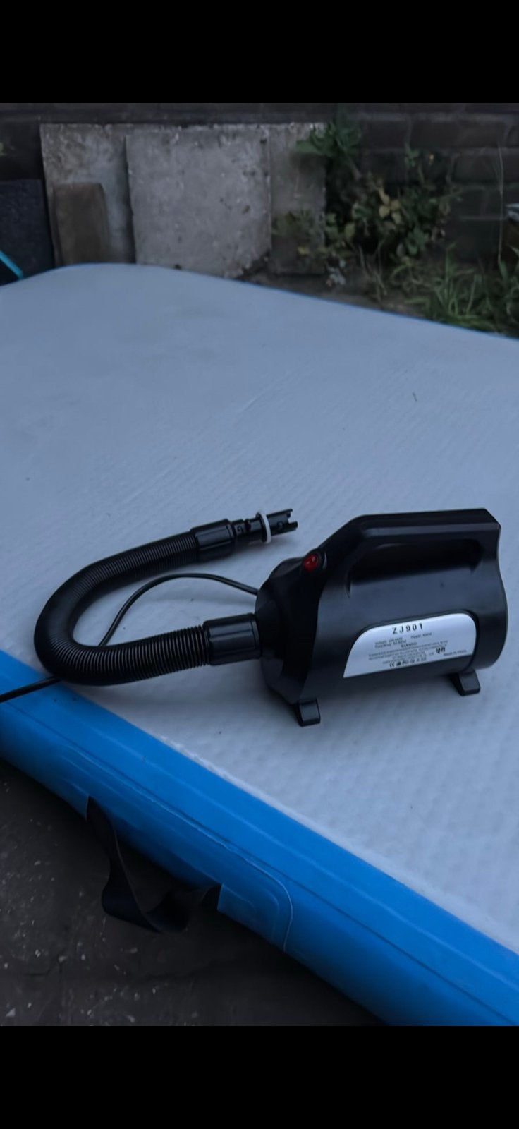 Airtrack 3 meter met pomp, Ophalen, Gebruikt