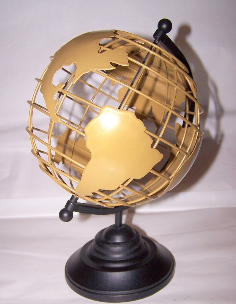 Mooie design Globe. H. 26cm. Nieuw., Ophalen of Verzenden, Draaibaar, Nieuw, Overige typen