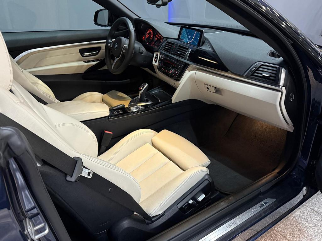 BMW 4 Serie Cabrio 430i High Executive H/K|HUD (bj 2017), Auto's, BMW, Automaat, Achterwielaandrijving, Gebruikt, Lichtsensor