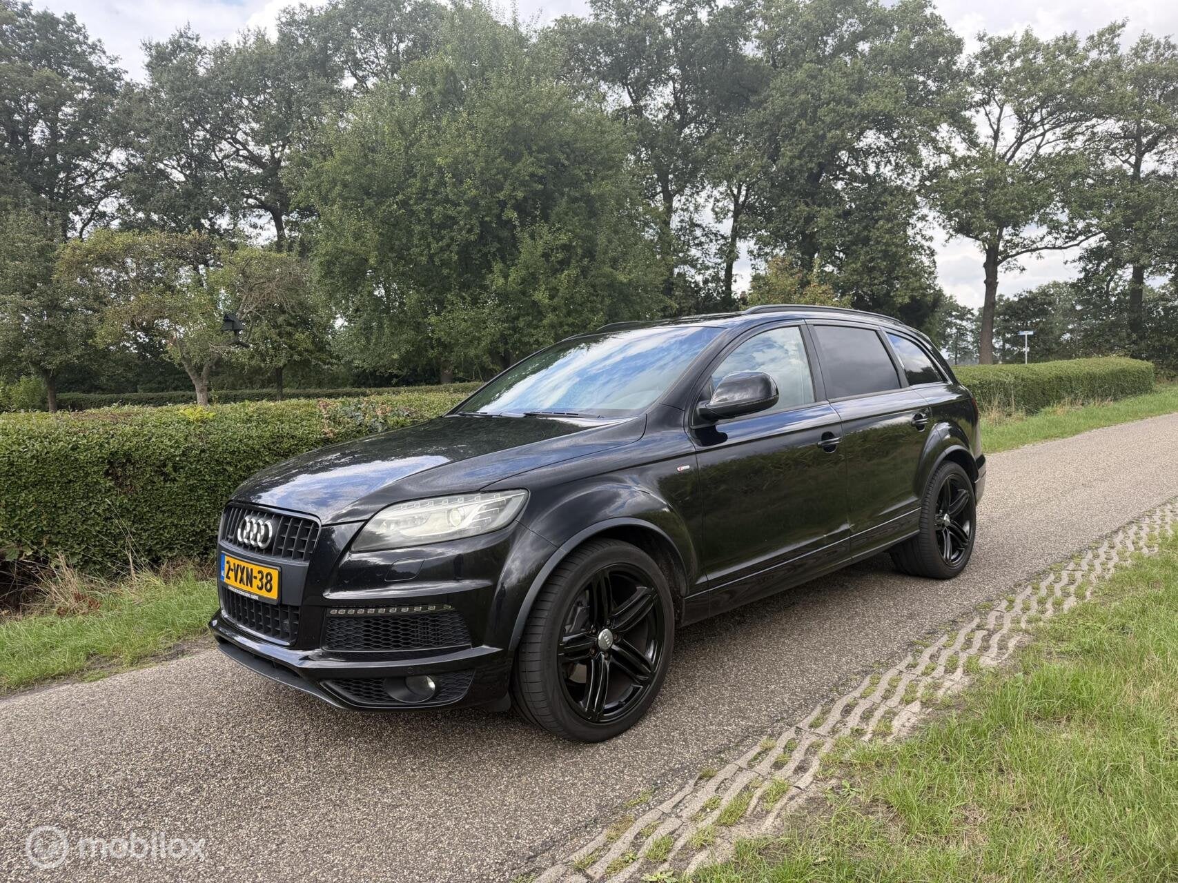 Audi Q7 3.0 TDI quattro S-Line | Grijs Kenteken | Facelift |, Overige merken, Euro 5, Gebruikt, Multifunctioneel stuurwiel