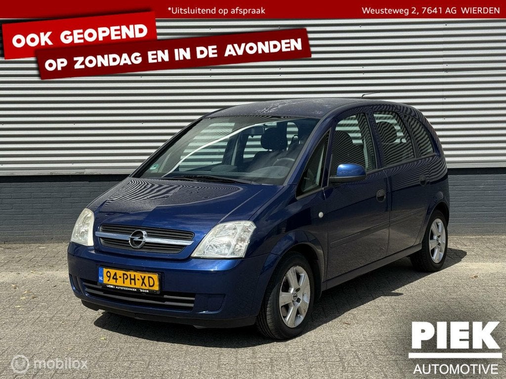 Opel Meriva 1.6-16V Cosmo TREKHAAK, APK, AIRCO, Voorwielaandrijving, 101 pk, Gebruikt, 4 cilinders