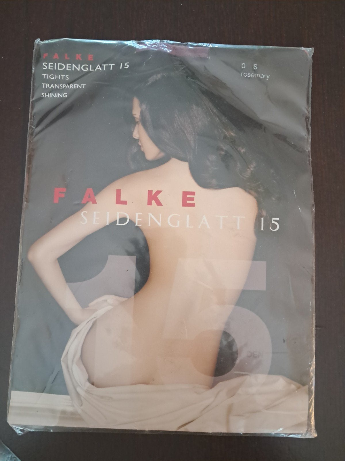 Falke seidenglatt 15 panty maat S rosemary -lila, Ophalen of Verzenden, Nieuw, Paars, Panty