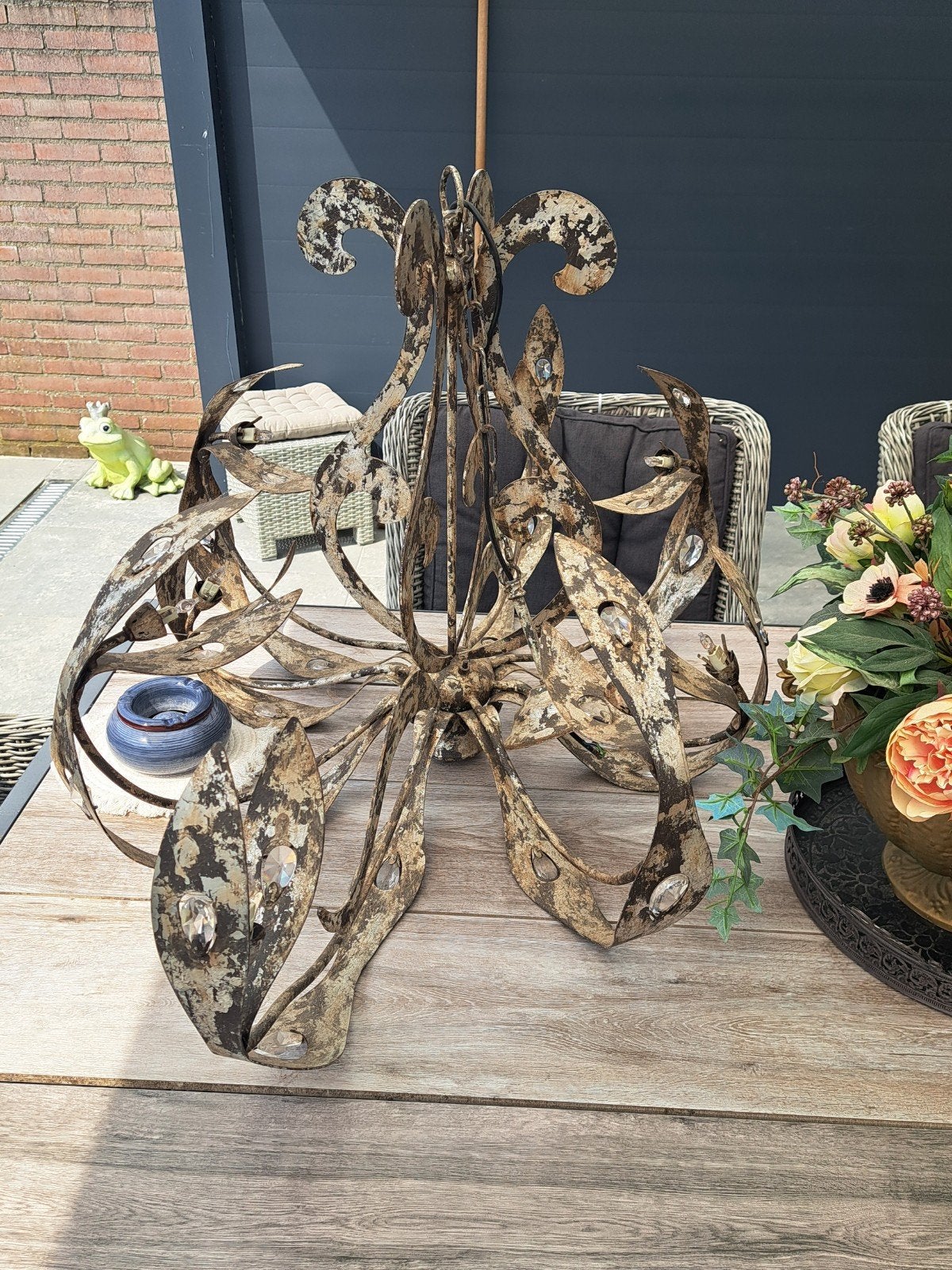 lamp, Huis en Inrichting, Lampen | Hanglampen, Ophalen, Zo goed als nieuw, Metaal