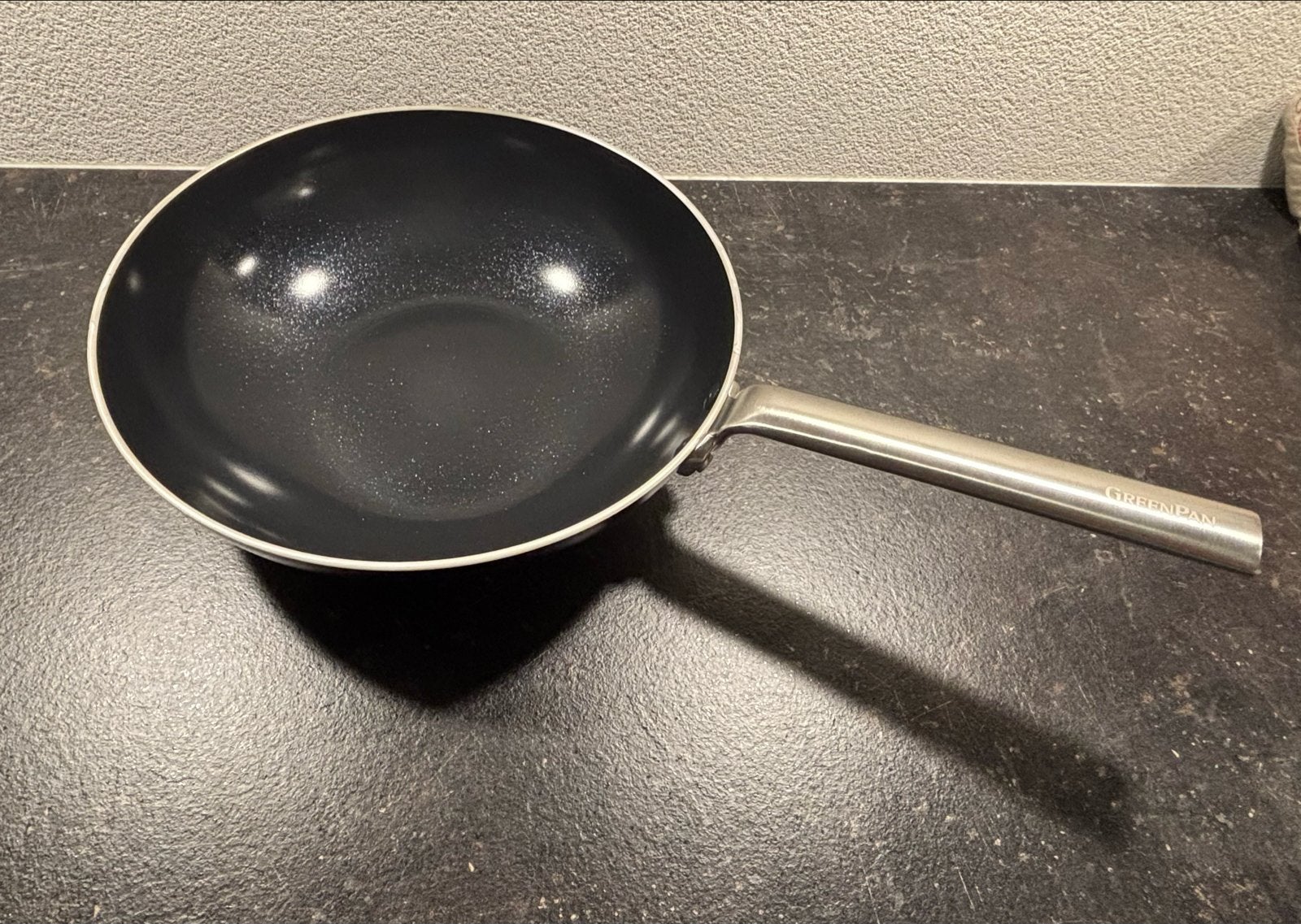 Nieuwe GreenPan wok - PFAS-vrij en Inductie Geschikt, Antiaanbaklaag, Ophalen of Verzenden, GreenPan, Wok