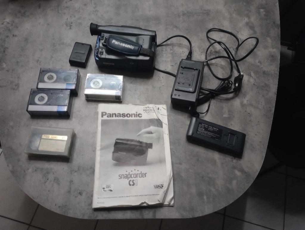 panasonic snapcorder cs1 NV-CS1E met toebehoren, Audio, Tv en Foto, Fotocamera's Analoog, Ophalen of Verzenden, Compact, Overige Merken