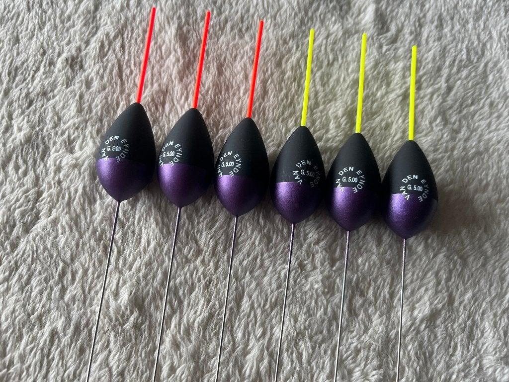 adv 131 /  NIEUW set 6 dobbers V D EYNDE 5,00gr, Ophalen of Verzenden, Nieuw, Dobber of Lood