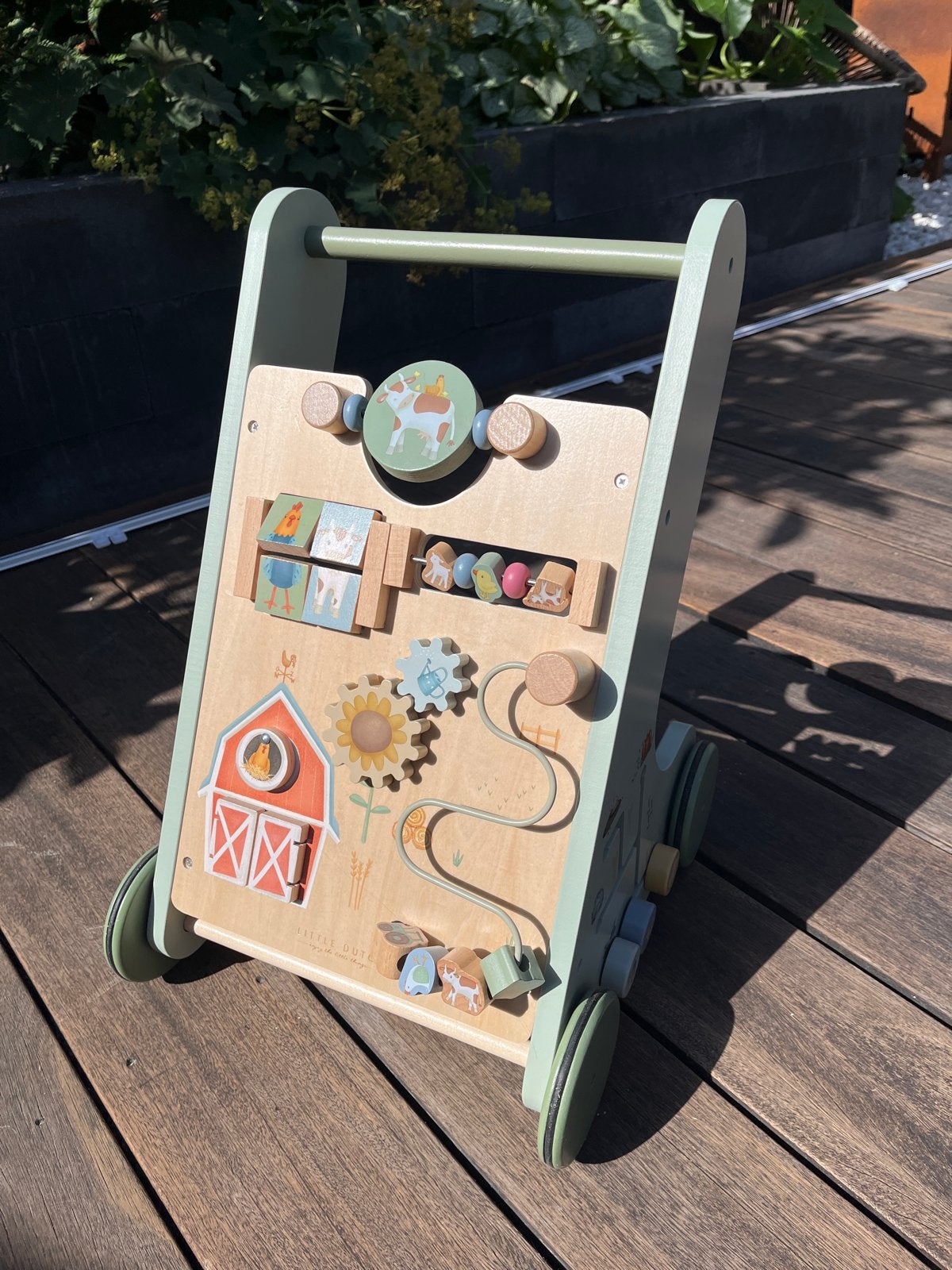 Little dutch houten loopwagen, Ophalen, Zo goed als nieuw, Overige typen, Met wieltjes