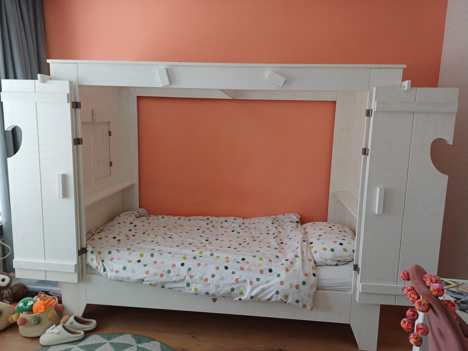 GRATIS Meisje bed, 85 tot 100 cm, Gebruikt, Ophalen of Verzenden, Lattenbodem