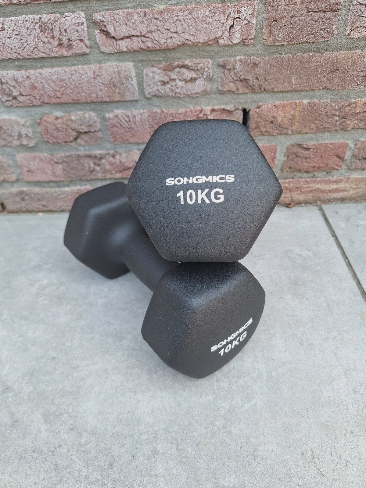 Set Zeshoekige Halterset 2stuks 2x 10kg Zwart Nieuw!!, Ophalen of Verzenden, Nieuw, Benen, Halterset