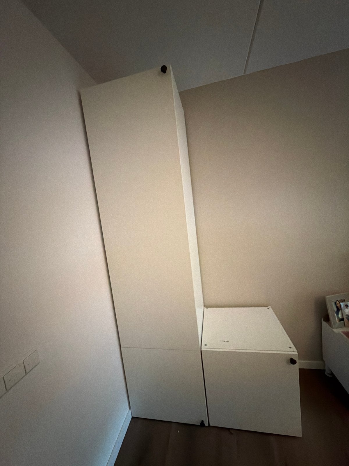 IKEA Platsa Kledingkast met Schoenenplanken en Kledingroedes, Ophalen, Overige materialen, 200 cm of meer, 50 tot 100 cm