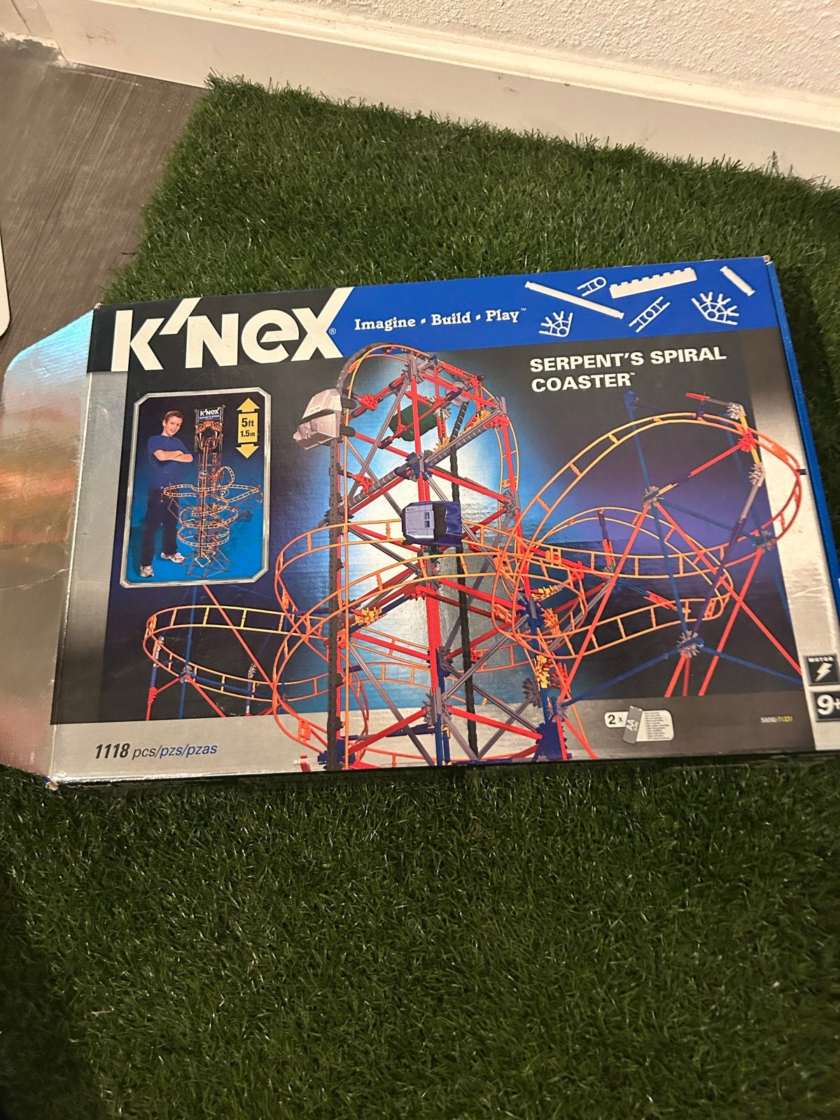 K'nex Serpent's Spiral Coaster - Complete Achtbaan, Ophalen, Zo goed als nieuw, K'nex