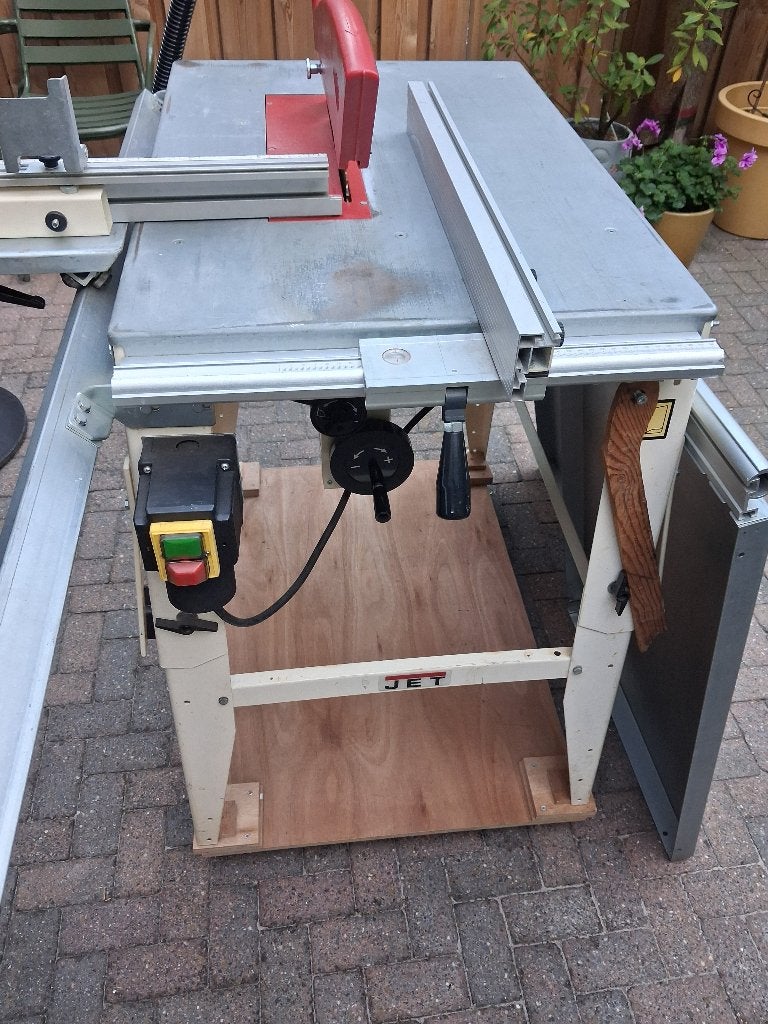 JET JTS 315 STATIONAIRE ZAAGTAFEL ZAAGMACHINE MAKITA FESTOOL, Ophalen, Gebruikt, Cirkelzaag, 70 mm of meer
