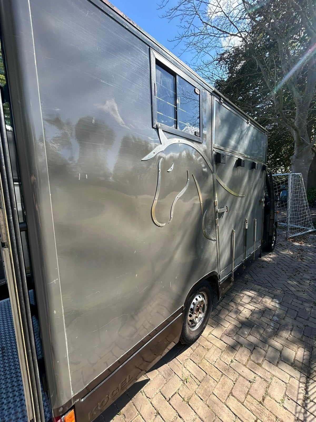 Pasrden bus mercedes sprinter, Dieren en Toebehoren, Ophalen, Gebruikt, Overige materialen, 2-paards trailer