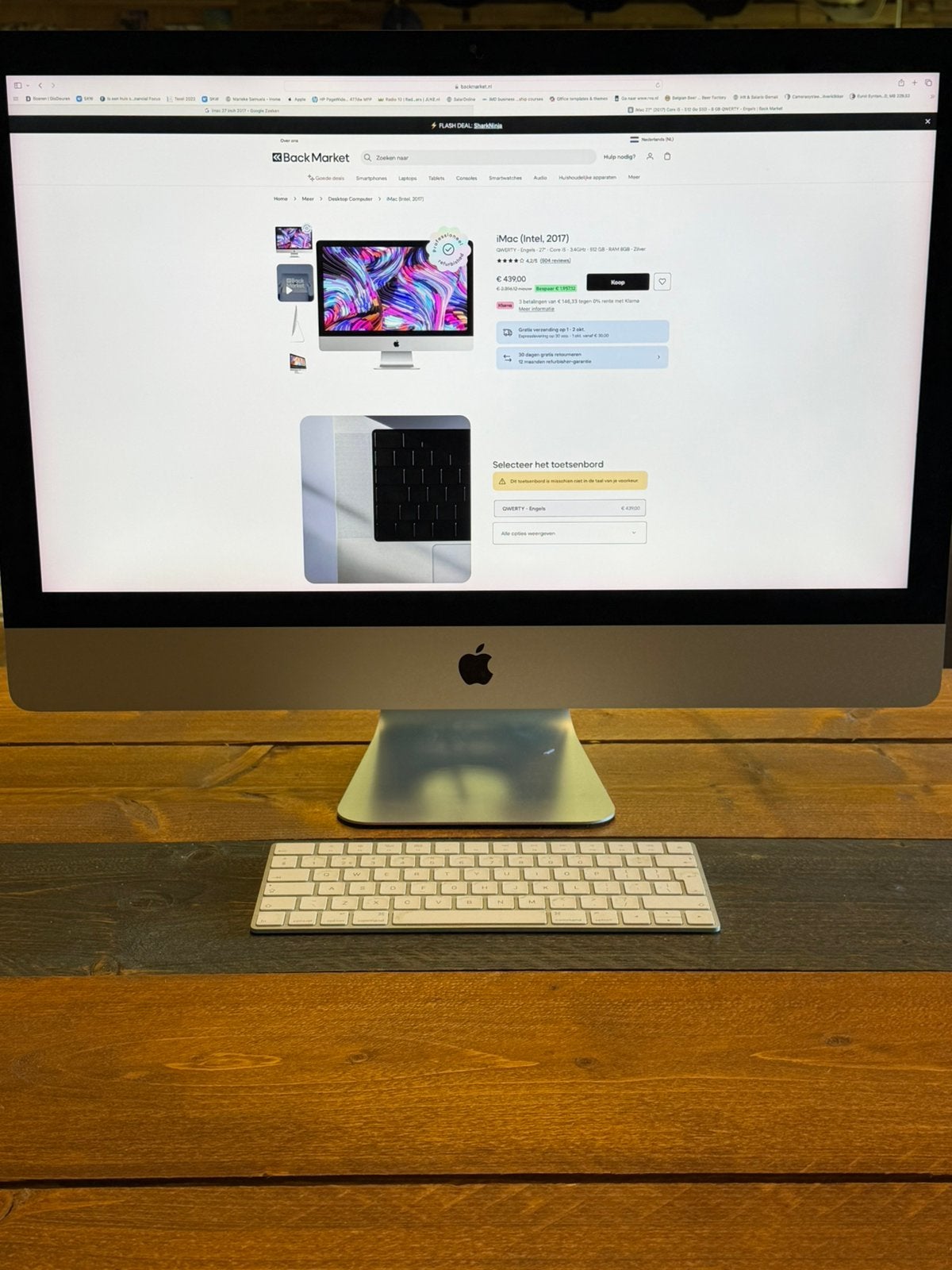 iMAC desktop 2015 27-inch, Computers en Software, Ophalen, Gebruikt, IMac, 27 inch