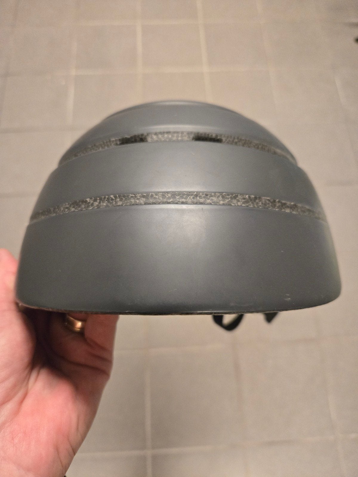 Closca opvouwbare fietshelm - Zwart/Wit, Ophalen, M, Zo goed als nieuw, Closca