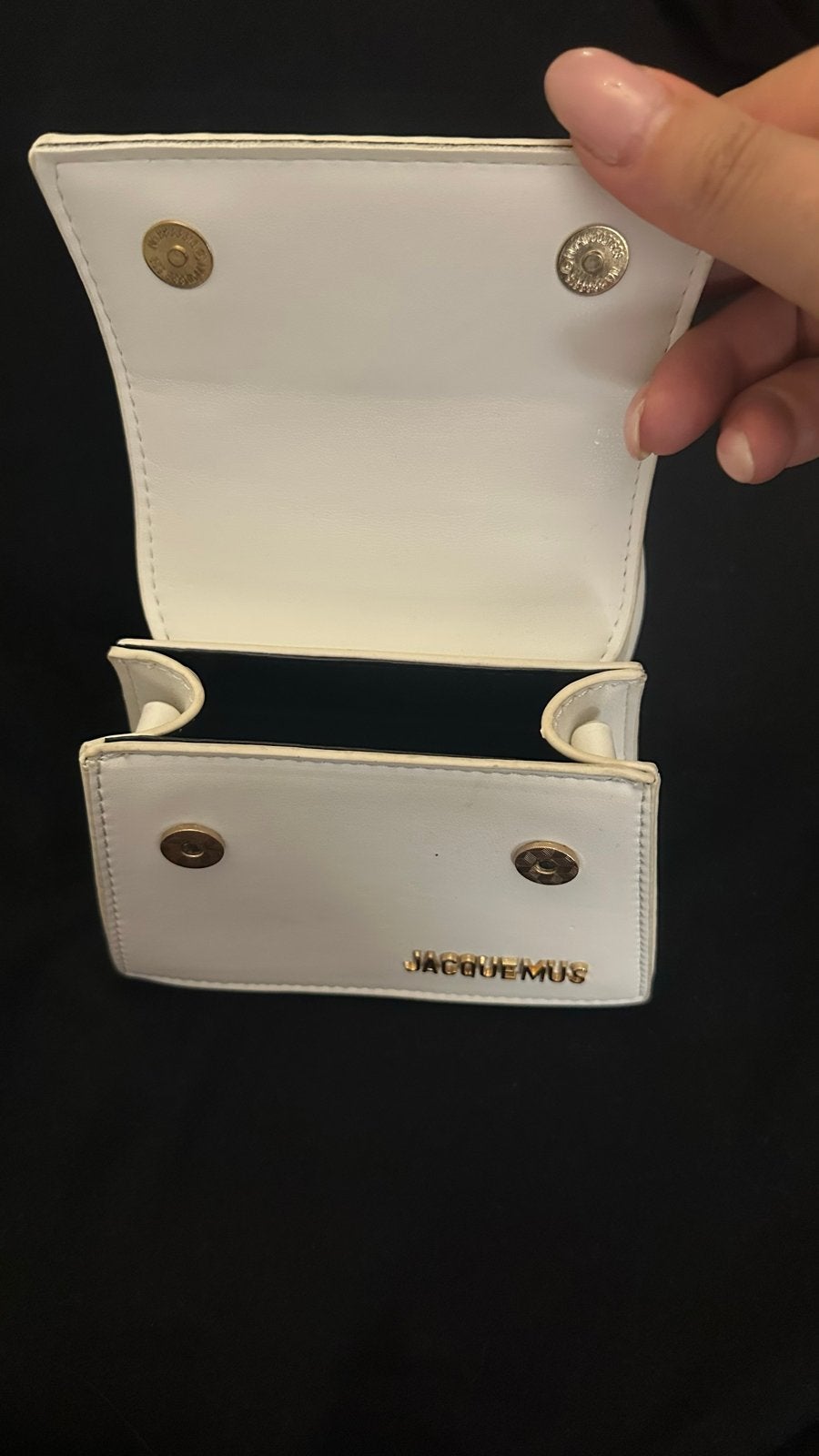 Jacquemus Le Chiquito tasje - Wit, Ophalen of Verzenden, Gebruikt, Wit, Handtas
