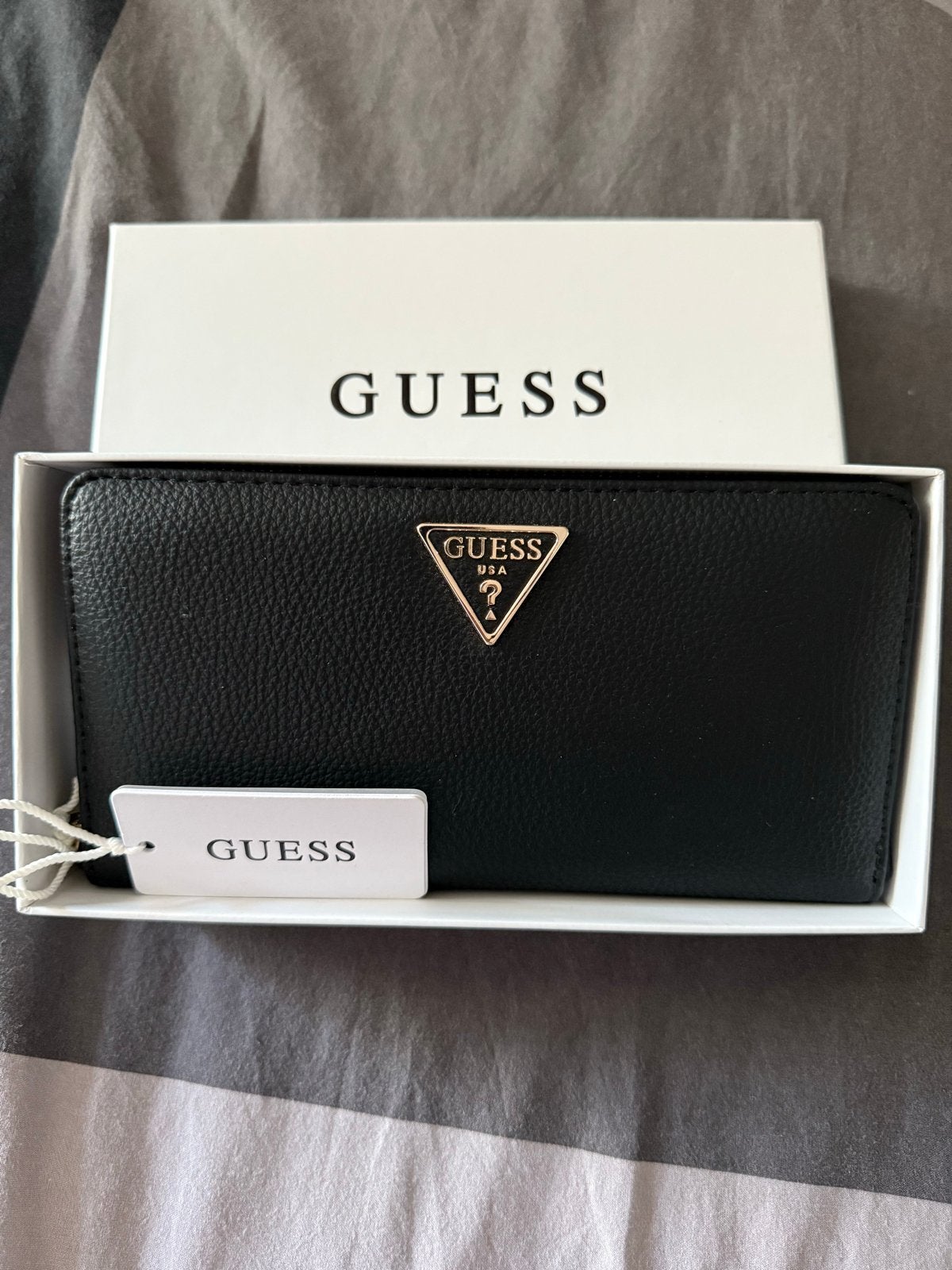 Guess Dames Portemonnee Zwart - Nieuw met label, Ophalen of Verzenden, Nieuw, Zwart, Guess