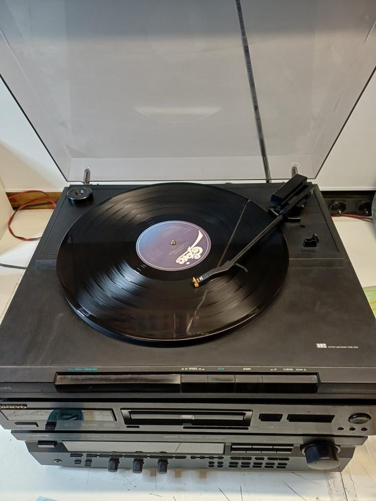Philips FP563 Volautomatische Platenspeler met Nieuwe Naald