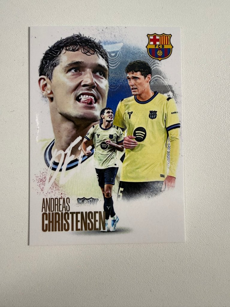 Andreas Christensen Futera FX Barcelona 2026, Ophalen of Verzenden, Nieuw, Buitenlandse clubs, Poster, Plaatje of Sticker