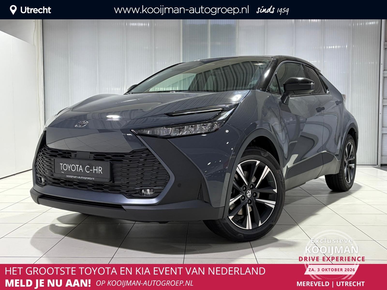 Toyota C-HR 2.0 Plug-in Hybrid 220 Dynamic € 2.500,- Inrui, Auto's, 4 cilinders, Plug-in hybride, Bedrijf, Nieuw