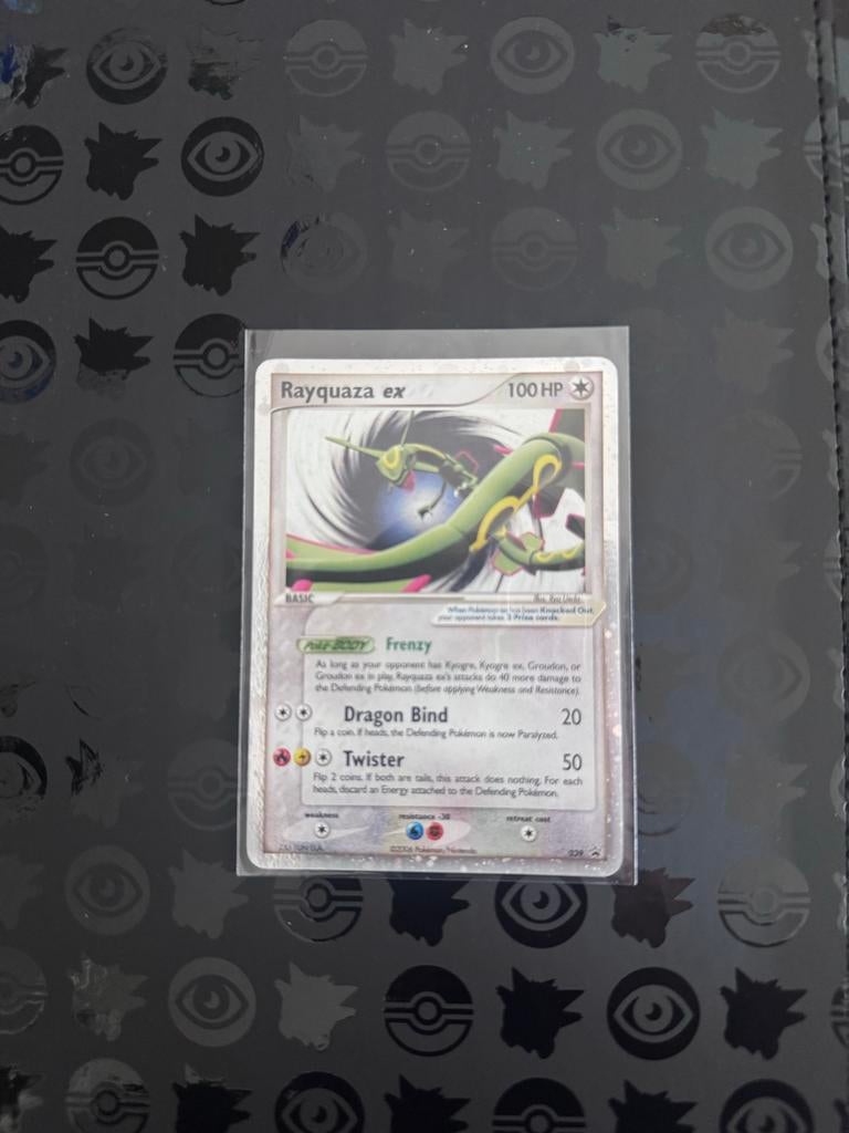 Rayquaza ex #039 Promo 2006 Pokémon Kaart, Ophalen of Verzenden, Zo goed als nieuw, Losse kaart, Foil