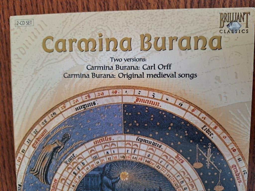 Carmina Burana Carl Orff + Middeleeuwse Gezangen 2CD, Cd's en Dvd's, Ophalen of Verzenden, Classicisme, Gebruikt, Overige typen